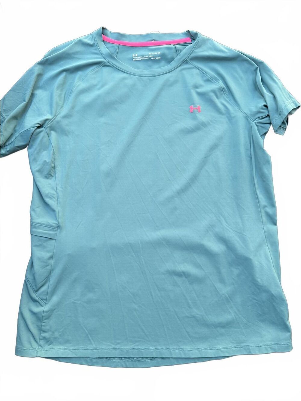 Under Armour teal short sleeve athletic top